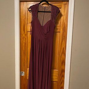 Wine Colored Formal Gown